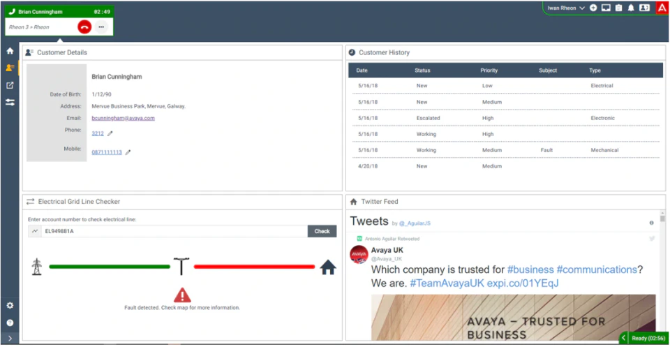 screenshot of Avaya Spaces